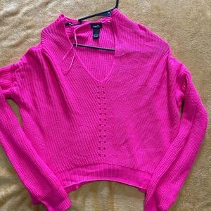 Hot pink sweater